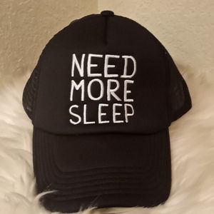 Need More Sleep Embroidered Baseball Cap